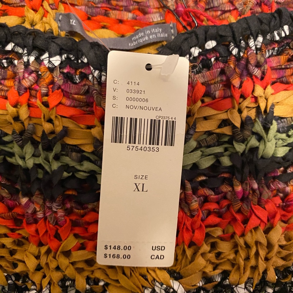 🔥NWT Anthropologie Knitted Top From Italy size XL - Picture 2 of 7